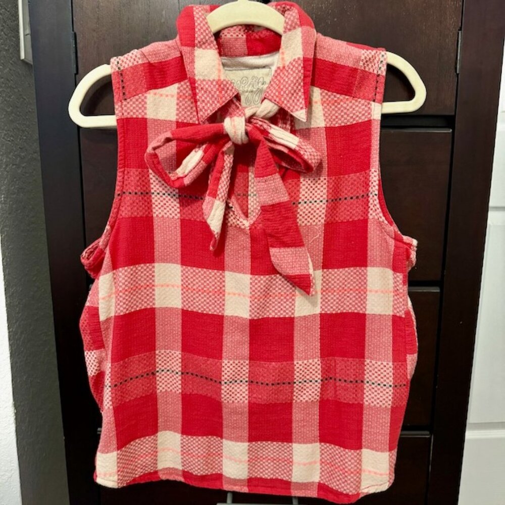 Ace & Jig sleeveless blouse with bow